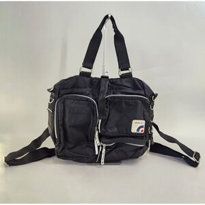 Ben Sherman Convertible Backpack Tote Mens OS Black Utility Nylon Bag